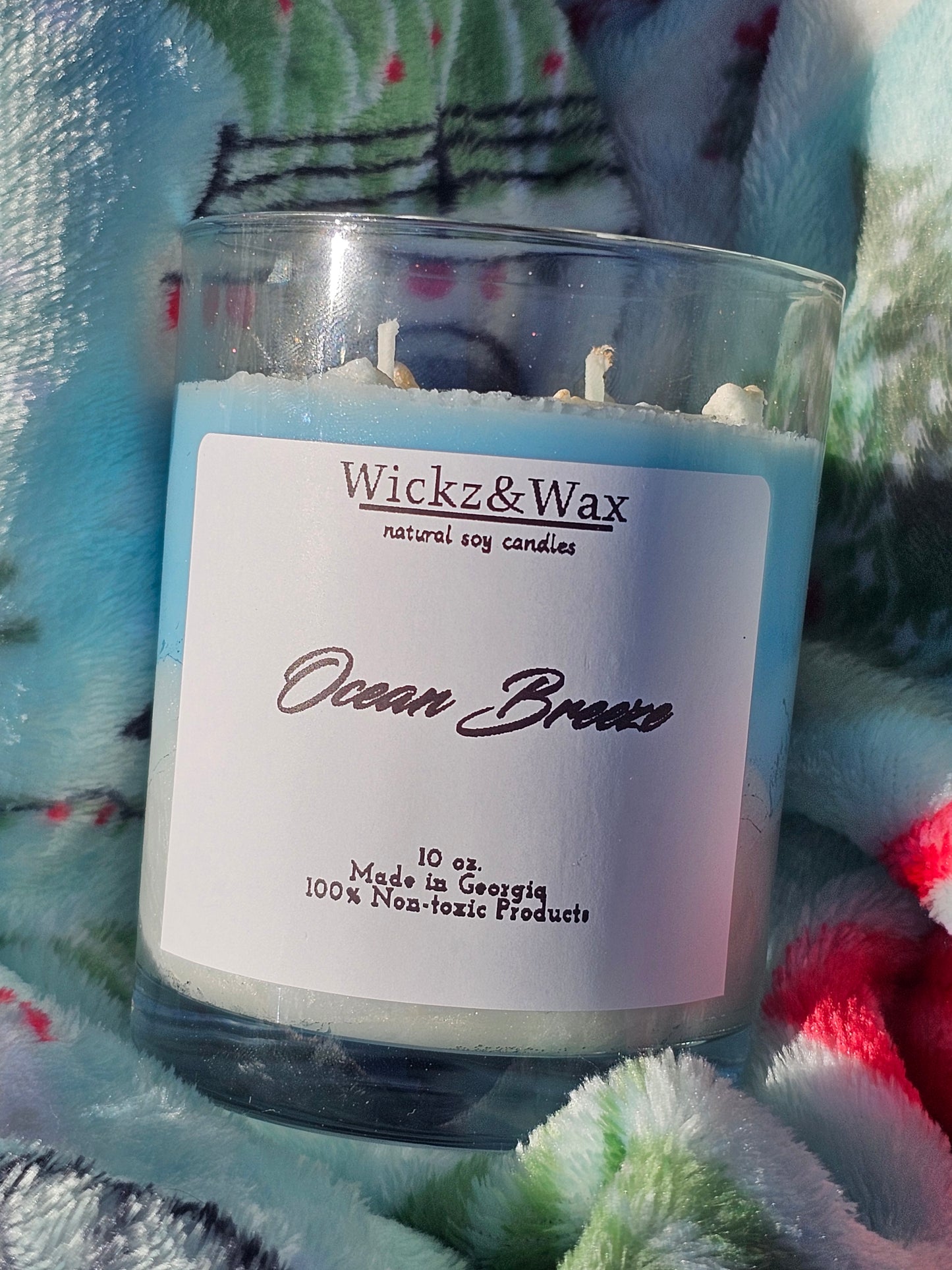 Ocean Breeze Scented 10 oz. Candle
