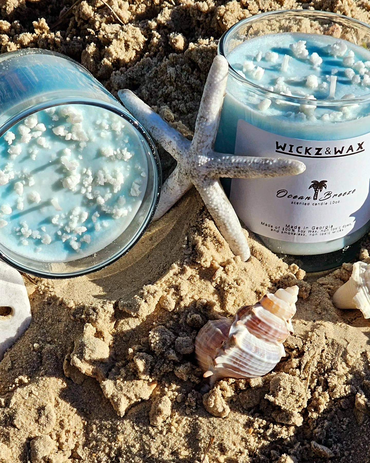 Ocean Breeze Scented 10 oz. Candle