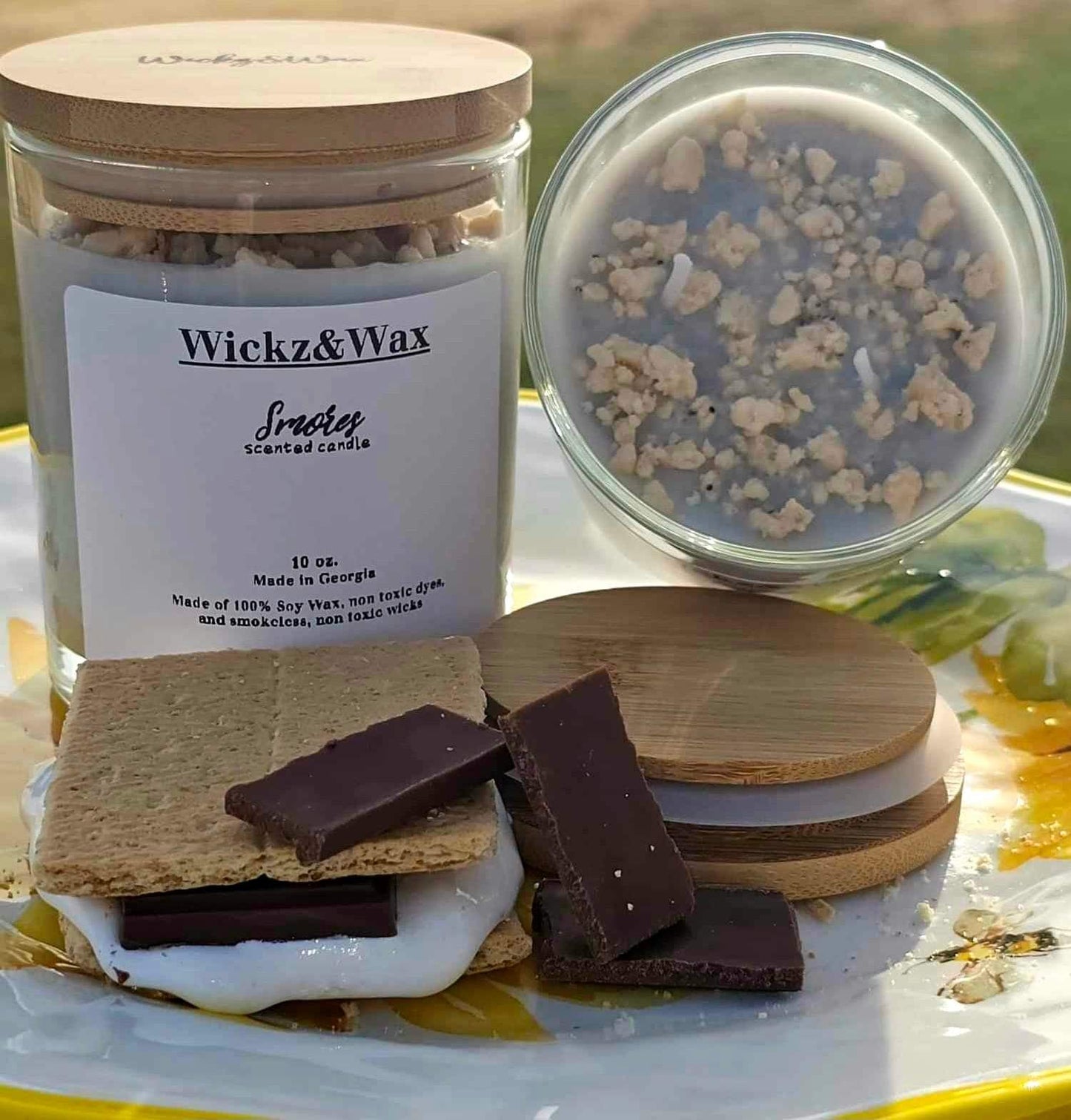 Smores scented 10oz. Candle