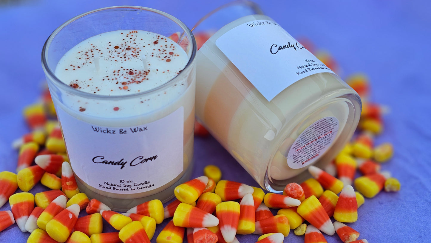 Candy Corn scented 10oz. Candle
