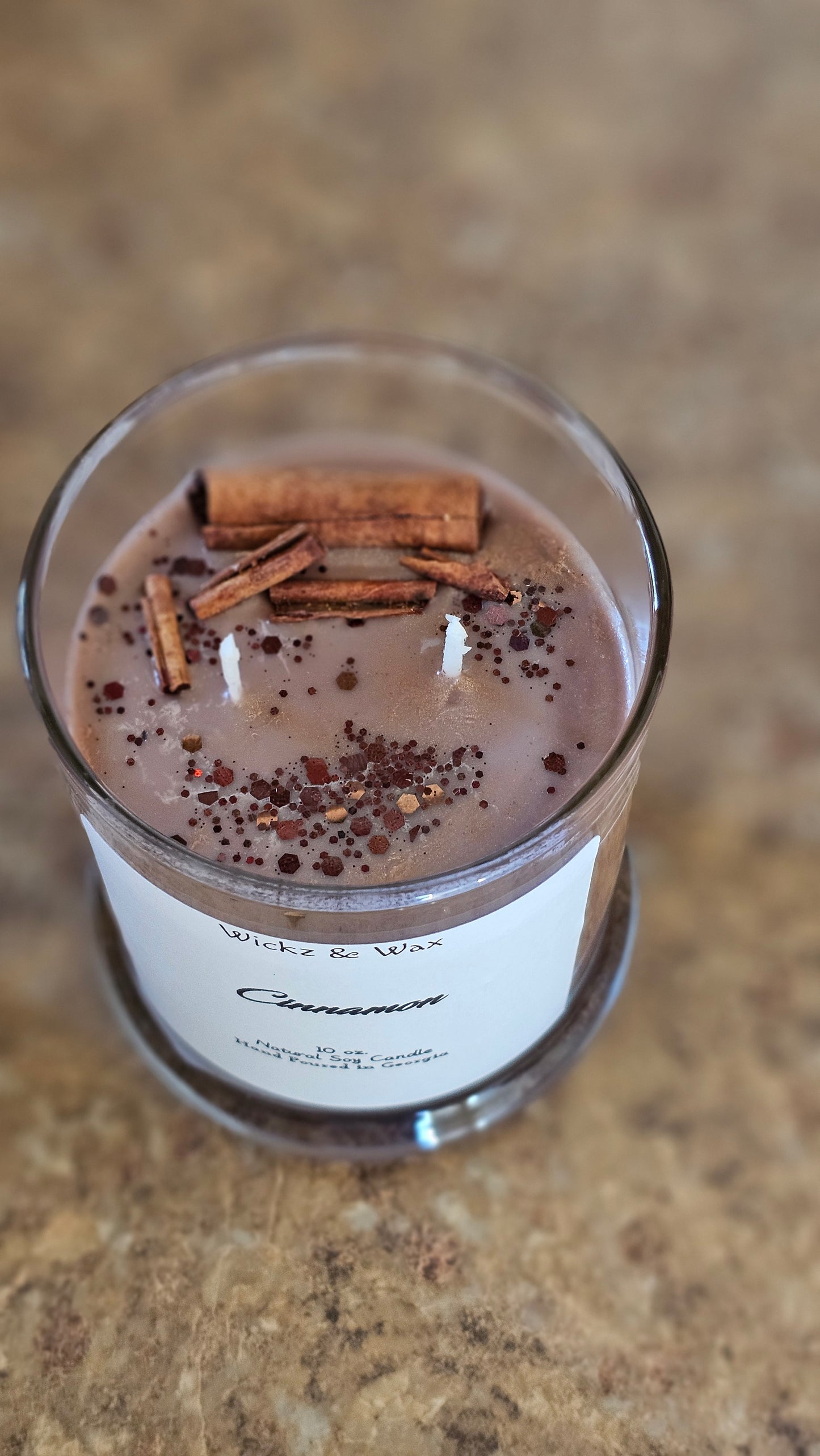Cinnamon scented 10oz. Candle