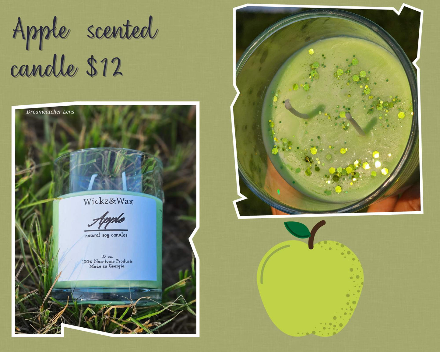 Apple Scented 10 oz. Candle