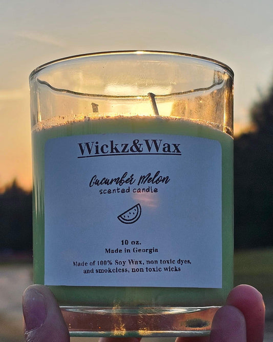 Cucumber Melon scented 10oz. Candle