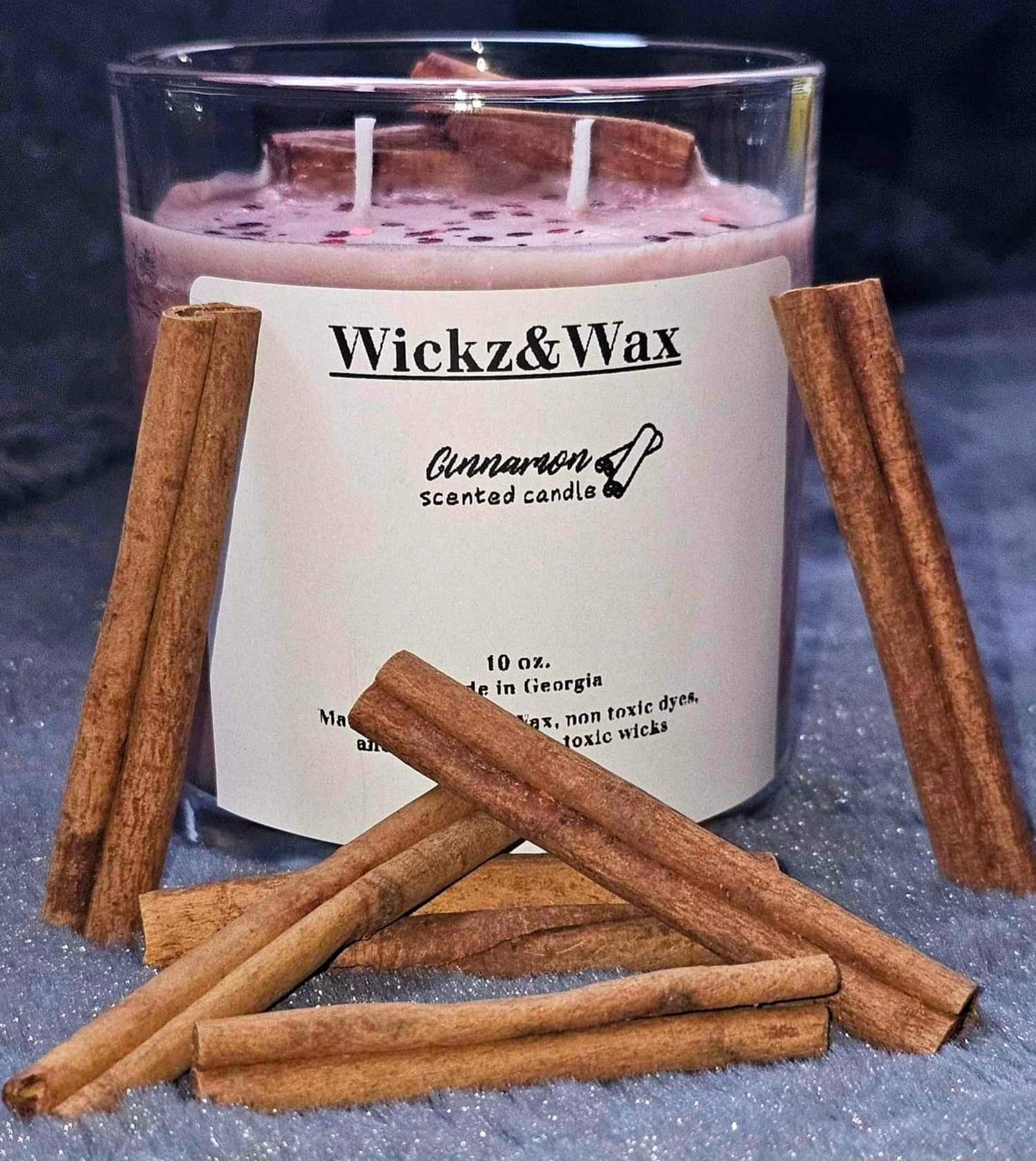 Cinnamon scented 10oz. Candle