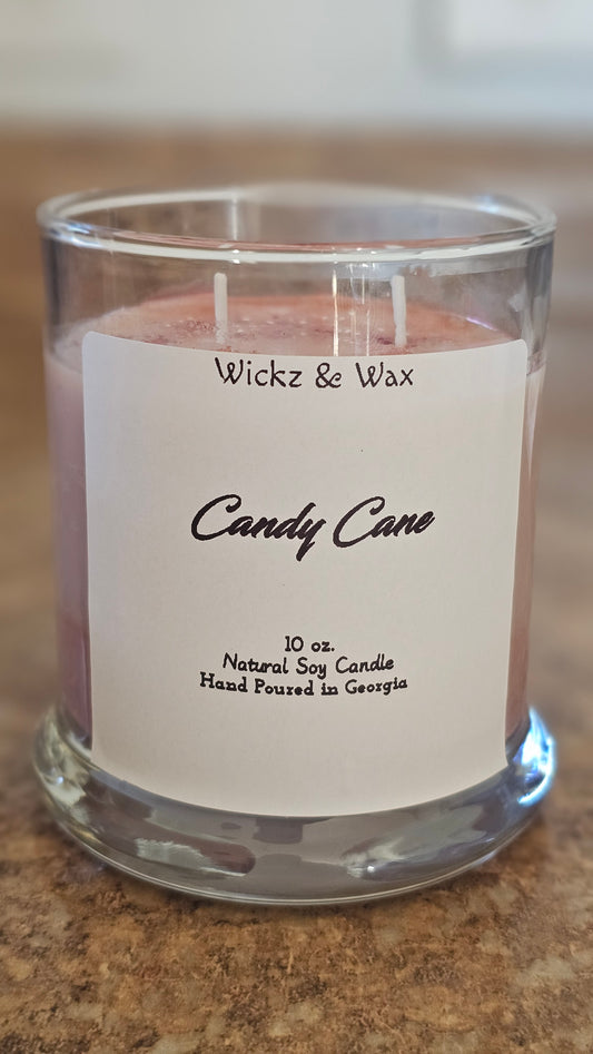 Candy Cane 10oz candle