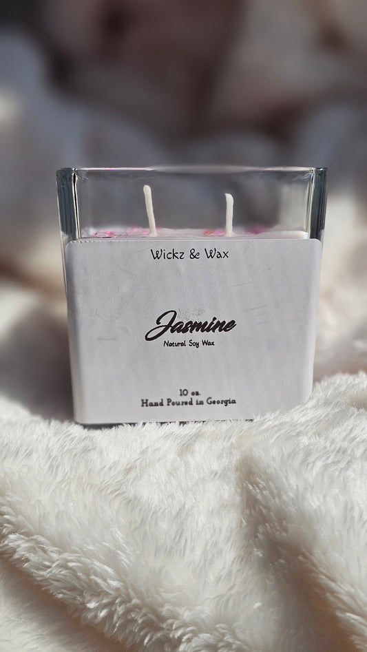Jasmine scented 10oz. Candle