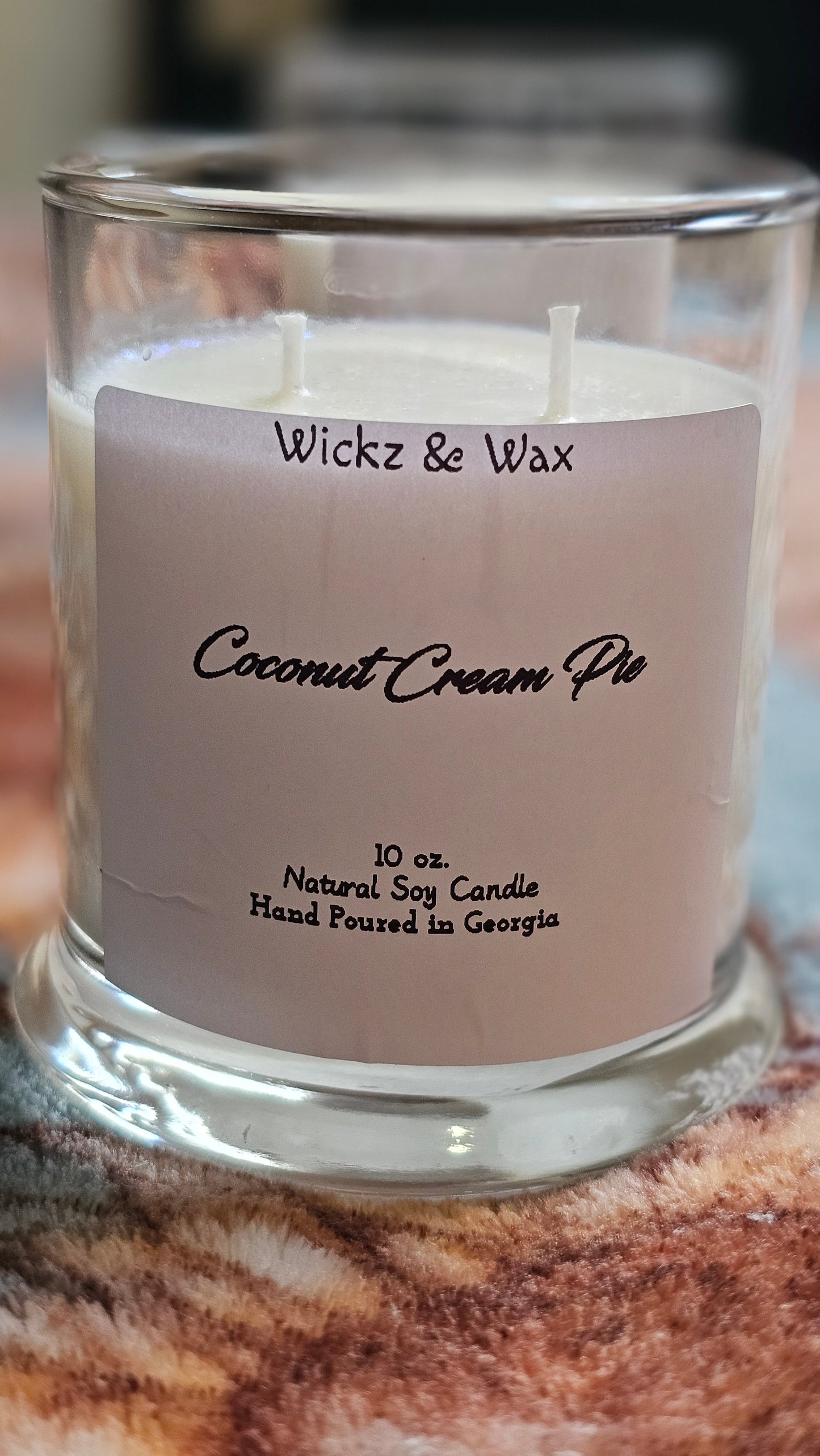 Coconut Cream Pie scented 10oz. Candle