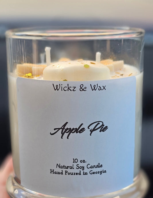 Apple Pie scented Novelty candle 10oz