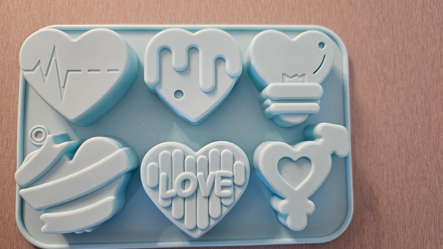Heart Wax Melt Set