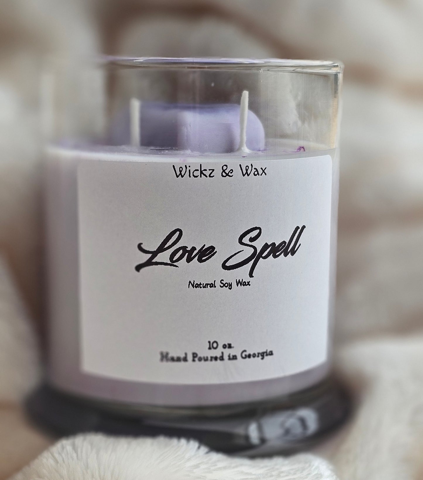 Love spell 10oz Novelty candle