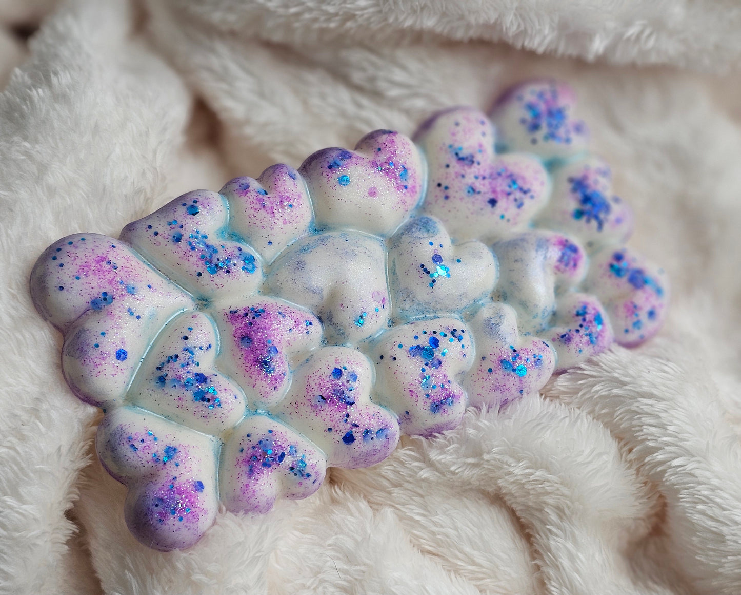 Bubble Heart Wax Slab