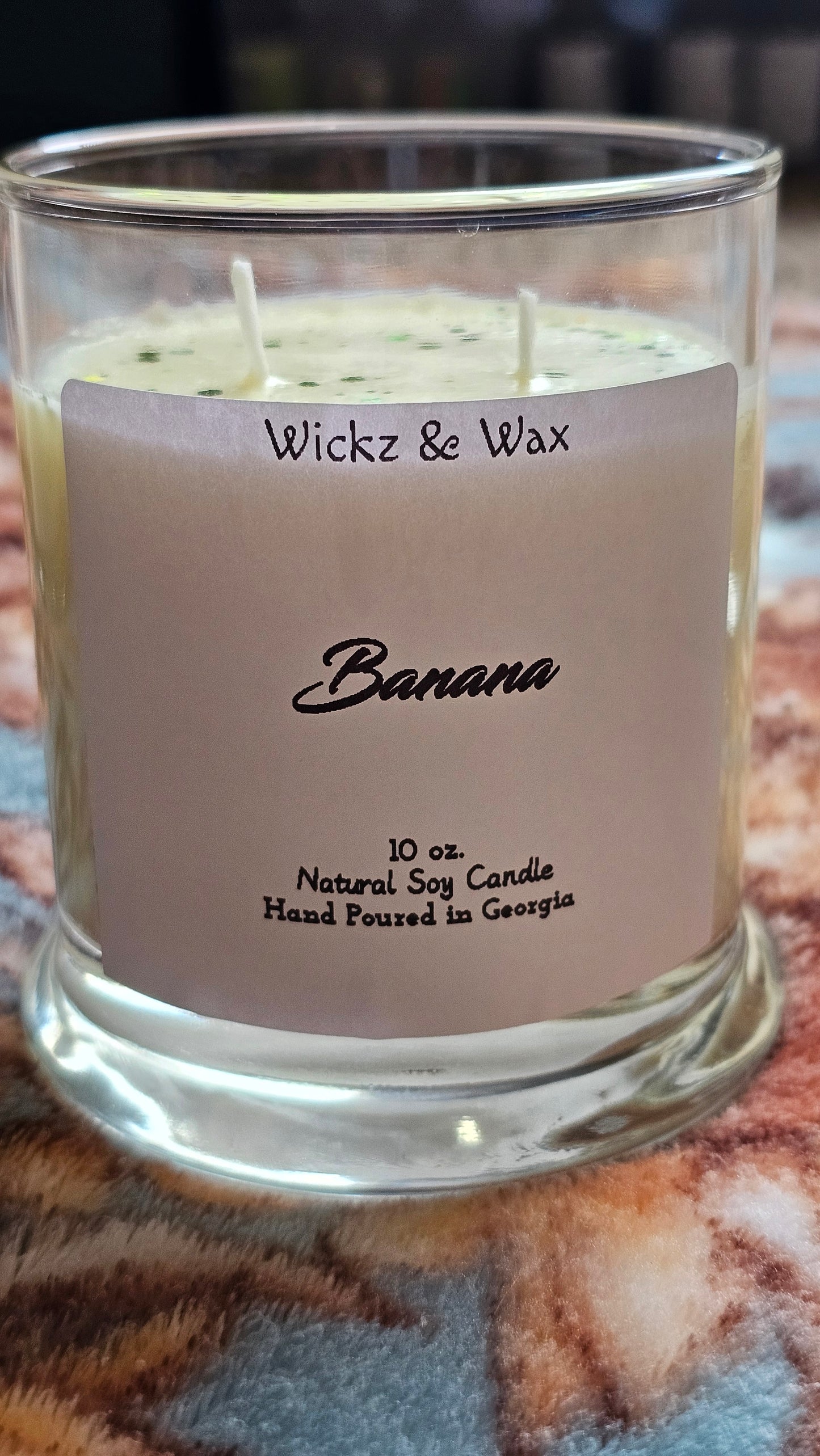 Banana  scented 10oz. Candle
