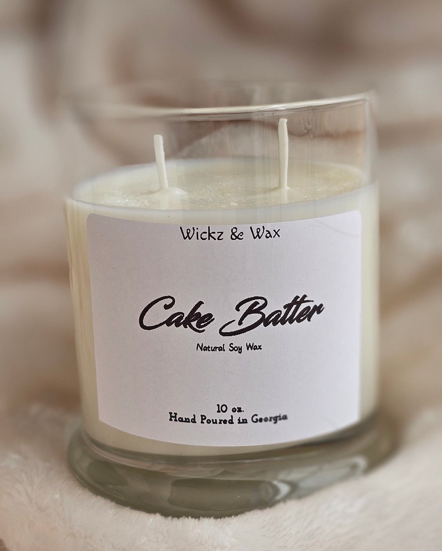 Cake Batter scented 10 oz. Candle