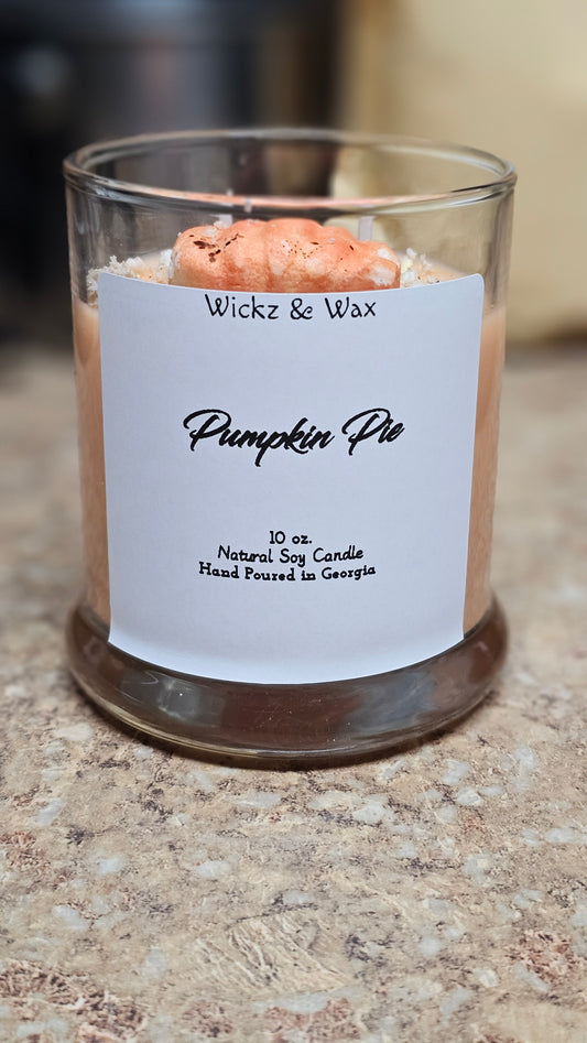 Pumpkin Pie scented 10oz candle